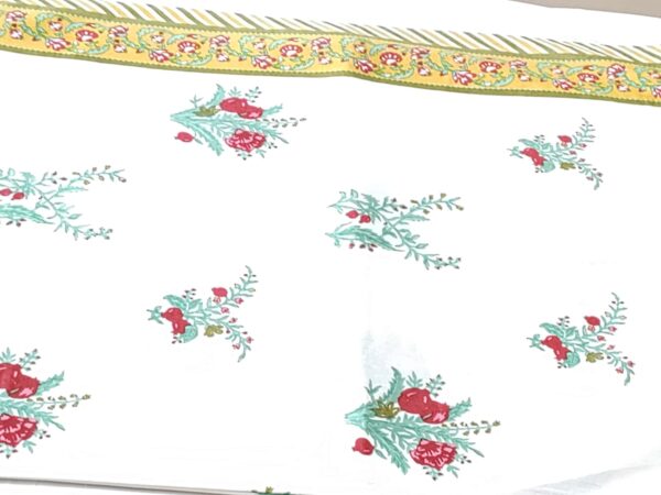Jaipuri Printed King Size Bedsheet with 2 Zipped Pillow Cover - Image 23