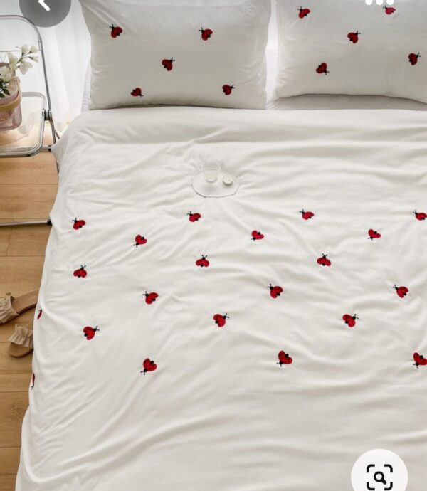 DESIGNER KING SIZE EMBROIDERED BEDSHEETS - Image 11