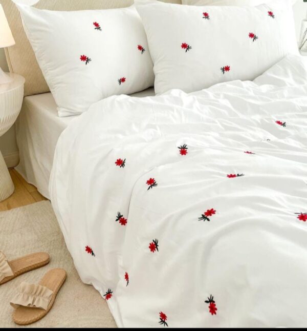 DESIGNER KING SIZE EMBROIDERED BEDSHEETS - Image 12