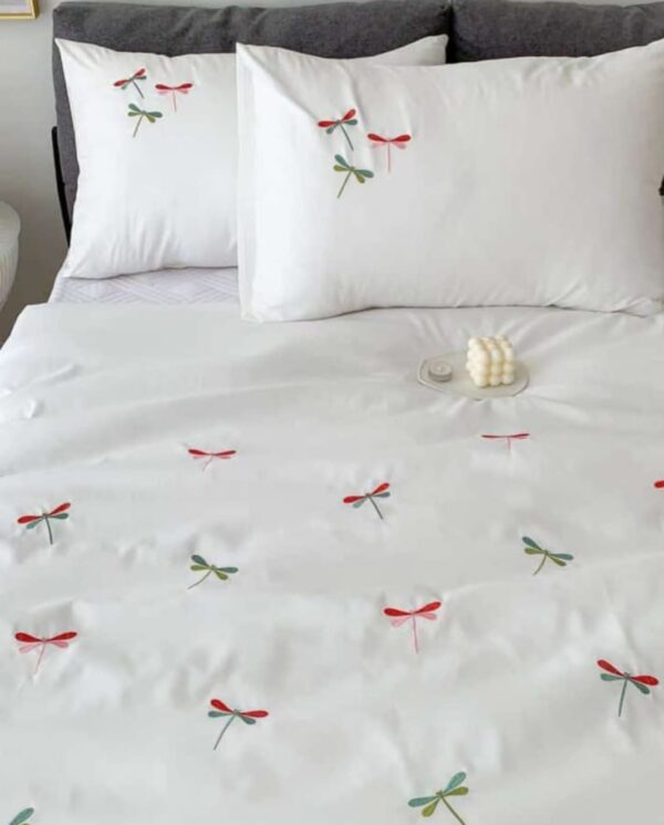 DESIGNER KING SIZE EMBROIDERED BEDSHEETS - Image 13