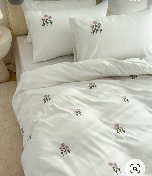DESIGNER KING SIZE EMBROIDERED BEDSHEETS - Image 17