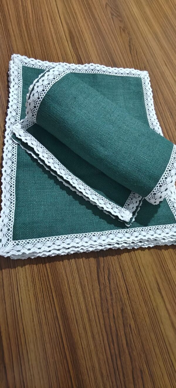 Jute Dining Table Runner Set - Image 8
