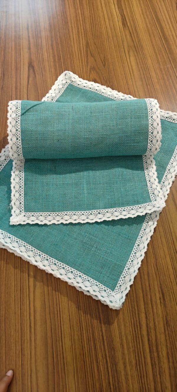 Jute Dining Table Runner Set - Image 13