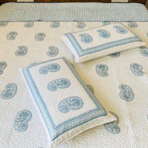PREMIUM WHITE BEAUTY QUILTED BEDCOVER COLLECTION