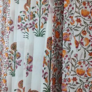 Handblock Curtains For Windows