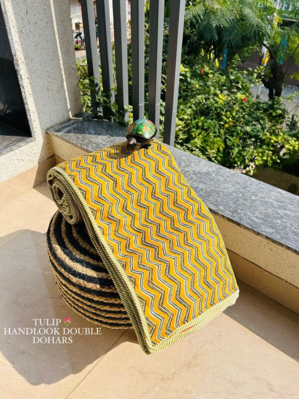 TULIP HANDLOOK DOUBLE BED DOHARS PREMIUM COLLECTION - Image 12
