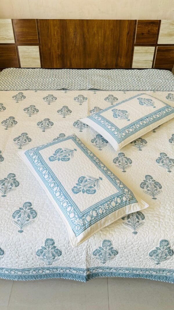 PREMIUM WHITE BEAUTY QUILTED BEDCOVER COLLECTION - Image 5