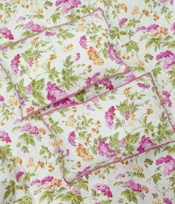 ANOKHI BEDSHEET WITH 2 QUILTED PILLOW COVERS - Image 7