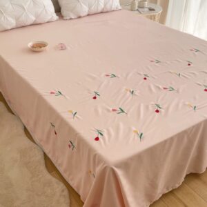 DESIGNER KING SIZE EMBROIDERED PURE COTTON BEDSHEET